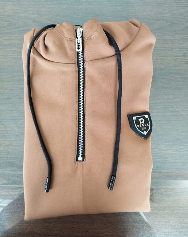 Brown color hoodie