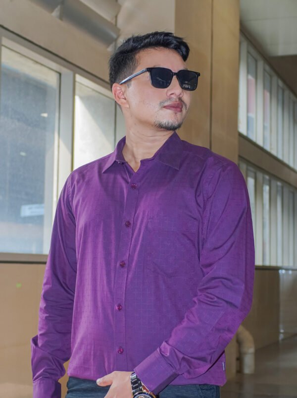 Purple Color Casual Shirt